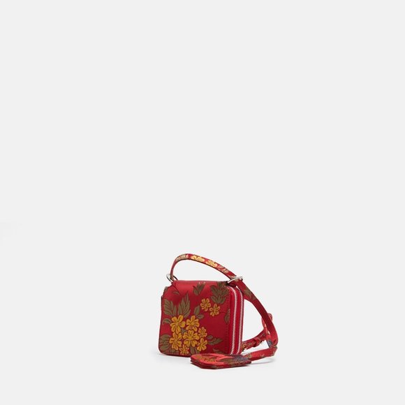 MARQUES'ALMEIDA Jacquard Shoulder Bag Red - Picture 9 of 13
